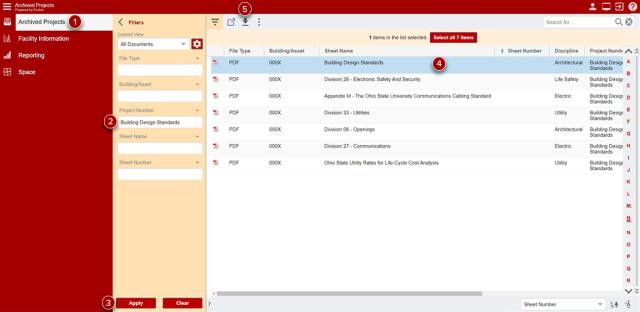 Graphical user interface numbered according to steps listed in the article.