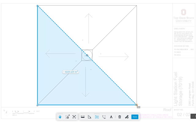 Measuring an area