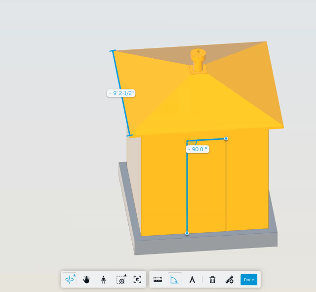 Measuring an angle