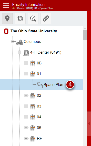 Image showing the Location Tree