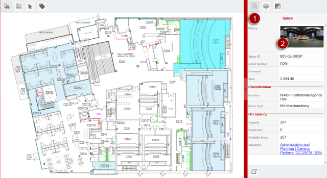 Location of Viewing 360 Photos