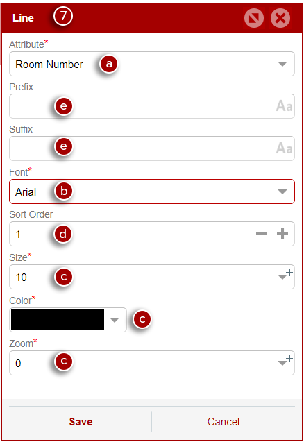 Image showing Line attributes