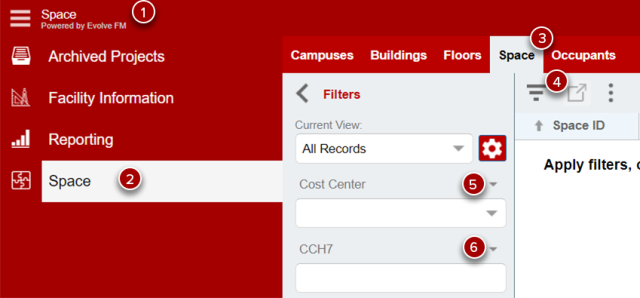 Location of Cost Center Elements