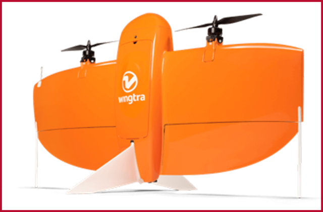 The Wingtra drone