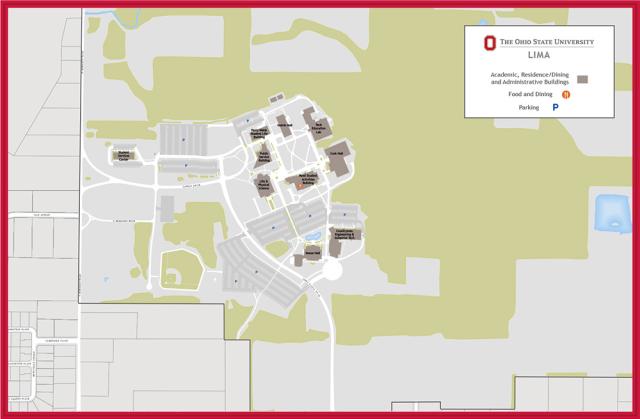 Screenshot of Lima Campus Map.