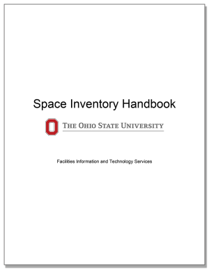 Cover image of the printed Space Inventory Handbook.
